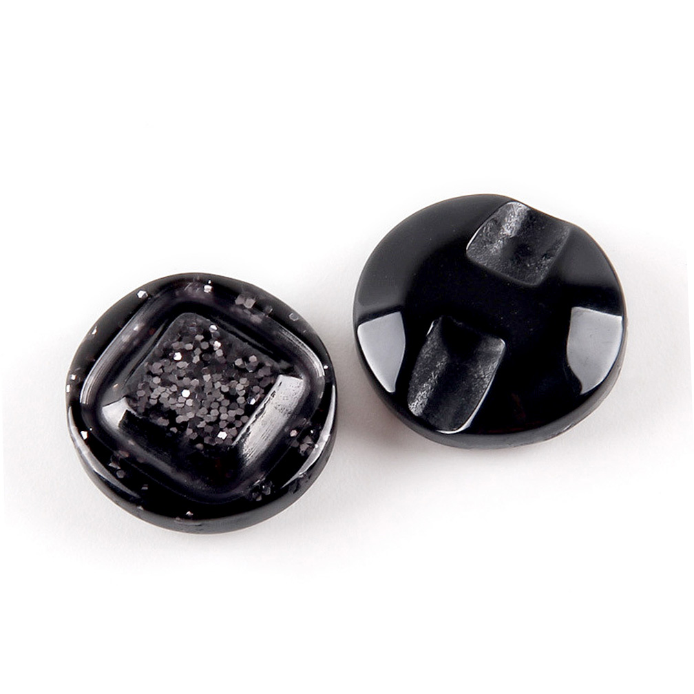 20PCS Black Resin Jacket Buttons - Large Coat Buttons 30mm for Sewing  Tailor Crafts Coats Clothes,Black,Q2244