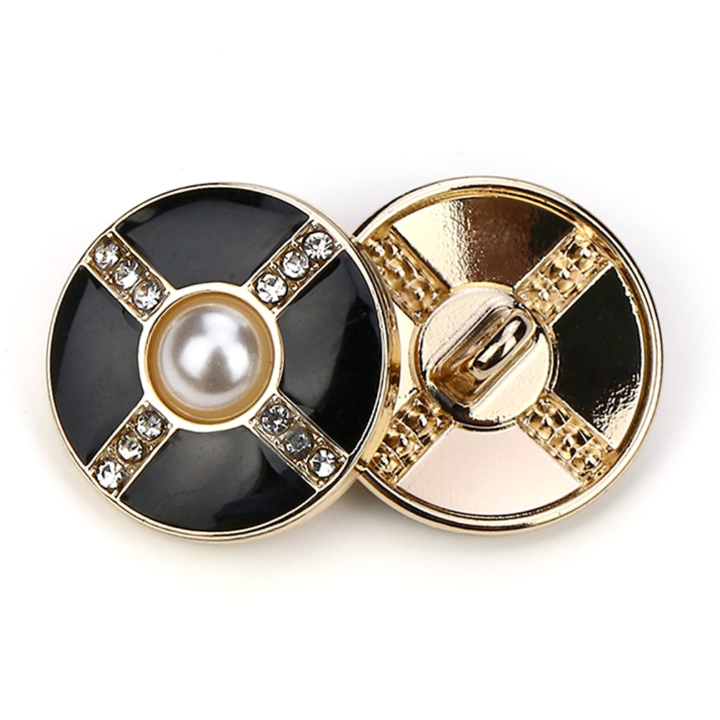 Chanel 11A Round Faux Pearls Brooch